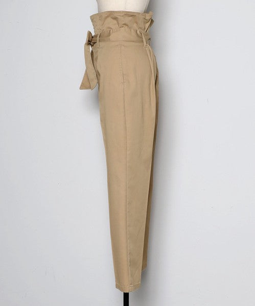 ツイルハイウエストパンツ