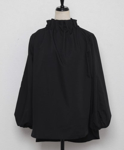 袖丈2WAYタックフリル衿ブラウス プルオーバー