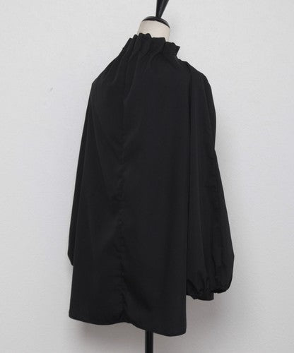 袖丈2WAYタックフリル衿ブラウス プルオーバー