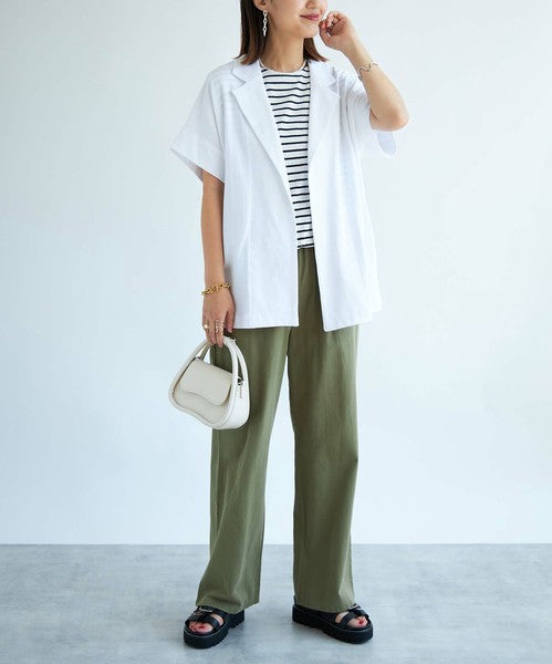 半袖・綿カットジャケット