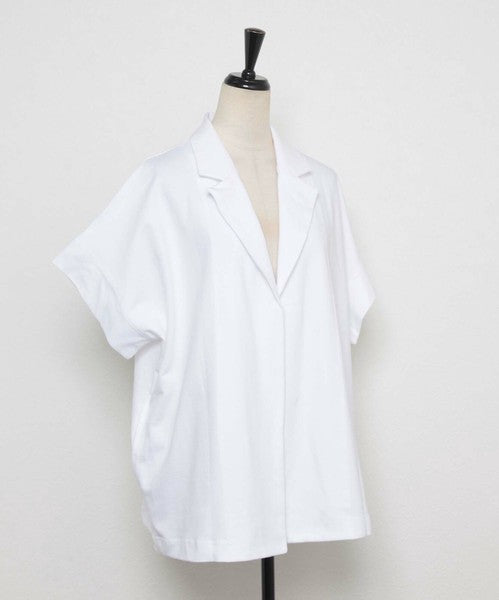 半袖・綿カットジャケット