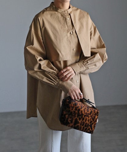 ブロードケープシャツ