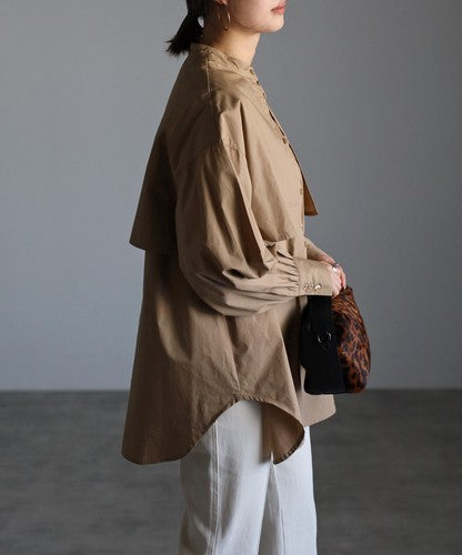 ブロードケープシャツ