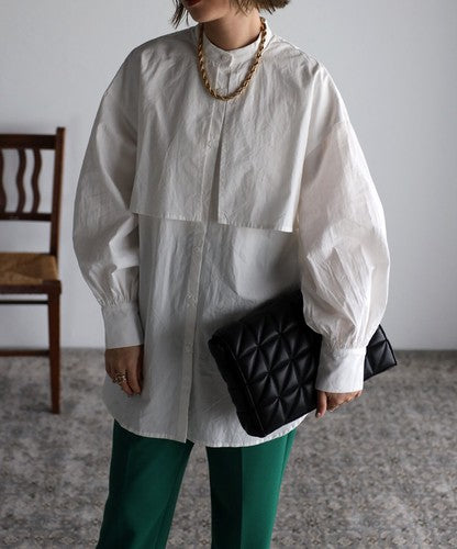 ブロードケープシャツ