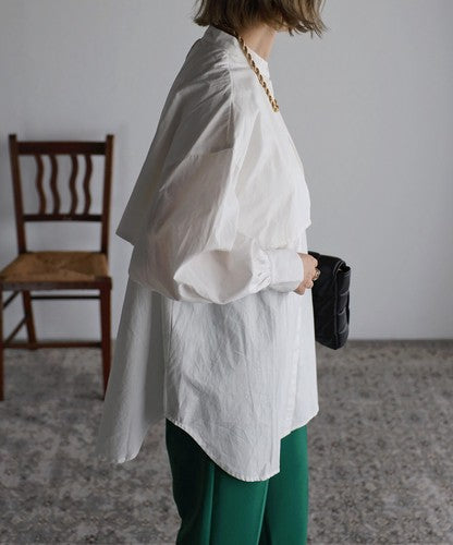 ブロードケープシャツ