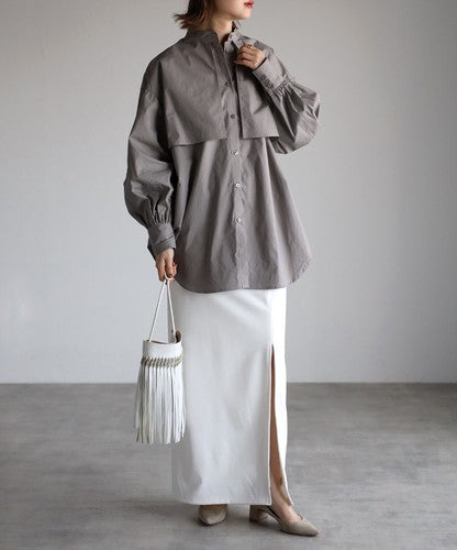 ブロードケープシャツ